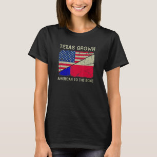 Camiseta Texas Se Hizo Estadounidense Al Estado Del Hogar Ó