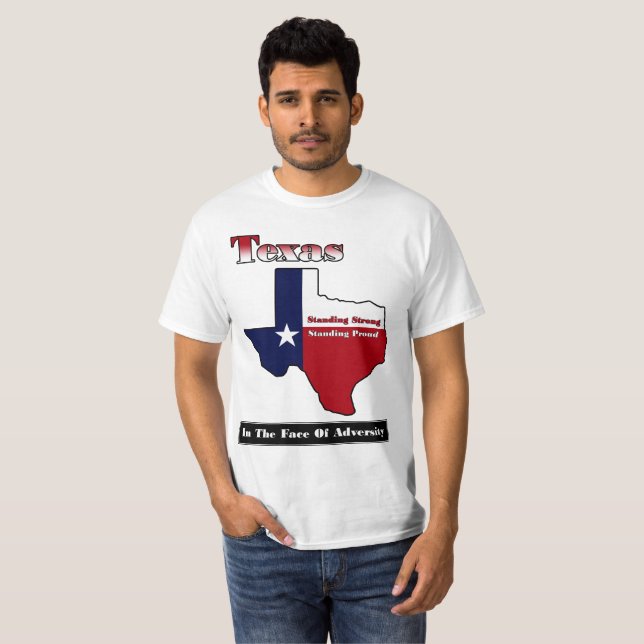 Camiseta Texas se mantiene fuerte (Anverso completo)