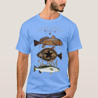 Camiseta Texas Slam Fishing Red Drum Flounder