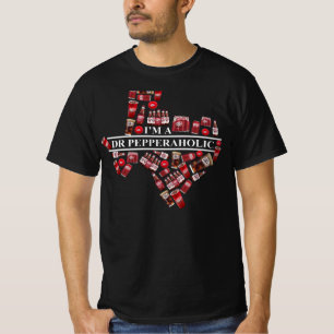 Camiseta Texas Soy un doctor Pepper Aholic Dr Pepper Texas 