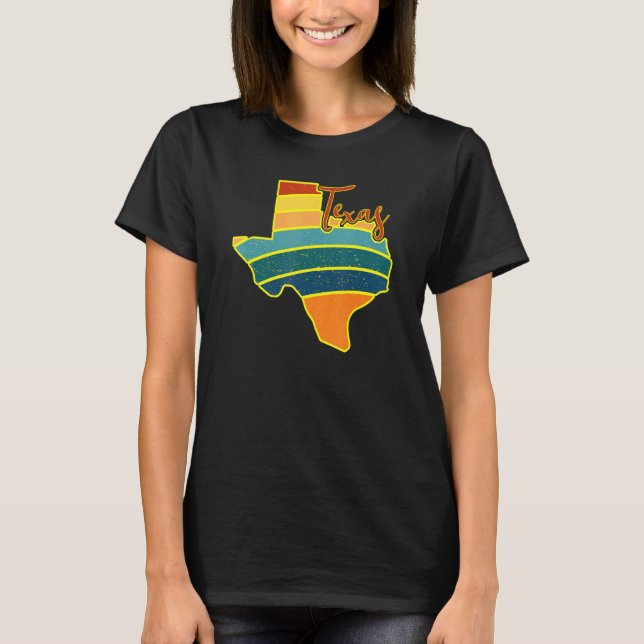 Camiseta Texas State Prige Sunset I Love Texas (Anverso)