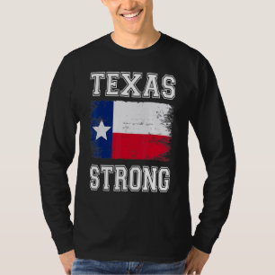 Camiseta Texas Strong Pray For Texas Flag Map