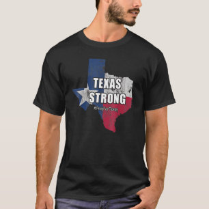Camiseta Texas Strong Pray For Texas Flag Map 2