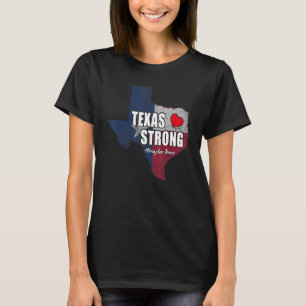 Camiseta Texas Strong Pray For Texas Flag Map 4