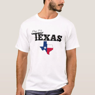 Camiseta Texas Strong Pray For Texas USA Flag