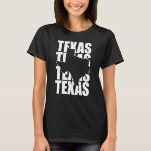 Camiseta Texas Texas Texas Texas Forma De Texas Estado De C