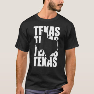 Camiseta Texas Texas Texas Texas Forma De Texas Estado De C