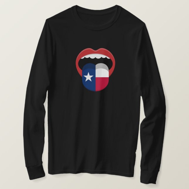 Camiseta Texas Tongue Tee (Anverso del diseño)