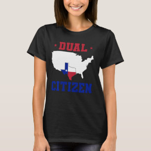 Camiseta Texas, un estado de doble estrella texana