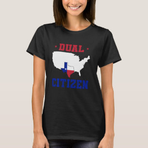 Camiseta Texas, un estado de doble estrella texana