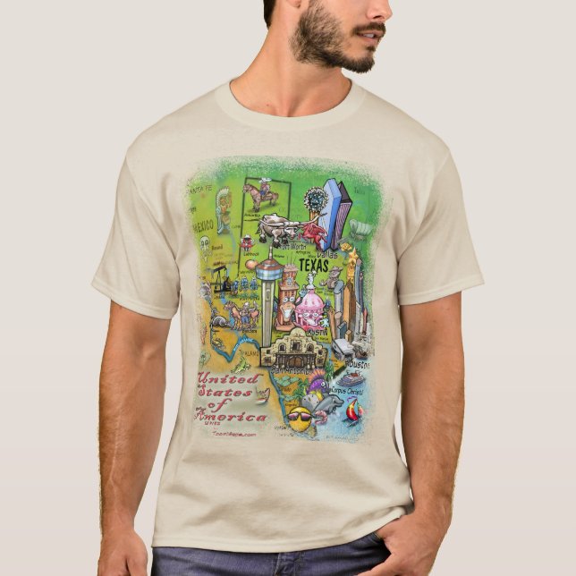 Camiseta Texas USA (Anverso)