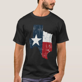 Camiseta Texas Vertical Flag texan solitario star state Org