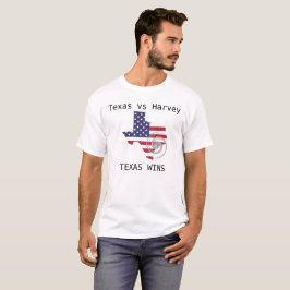 Camiseta Texas vs Harvey, Texas gana