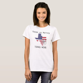 Camiseta Texas vs Harvey, Texas gana