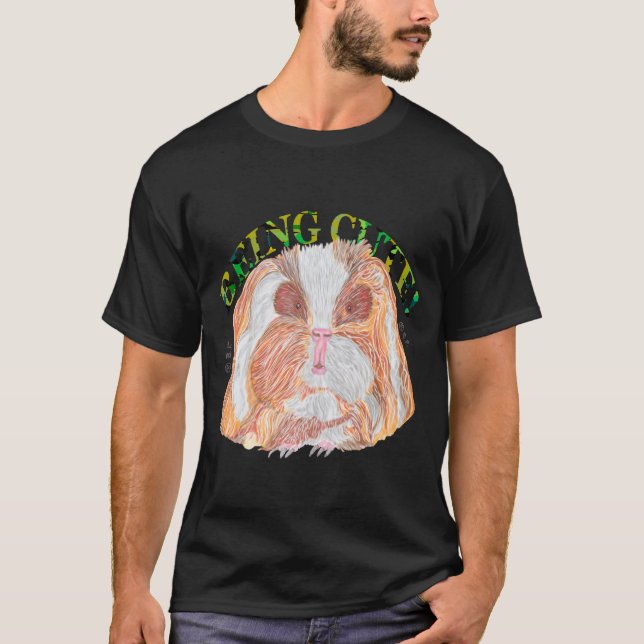 CAMISETA TEXEL GUINEA PIG BEING CUTE (Anverso)