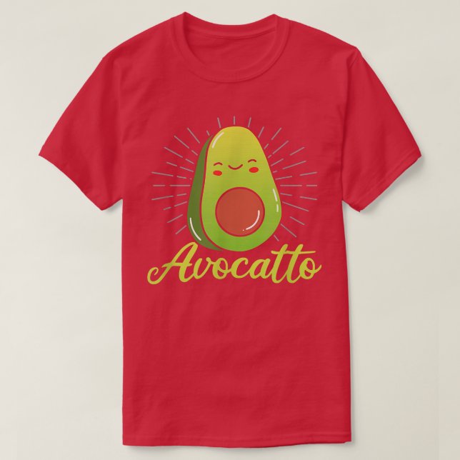 Camiseta TEXT Avocado  (Diseño del anverso)