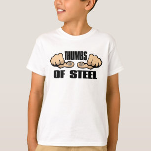 Camiseta Texter adolescente - ¡Thumbs of Steel!