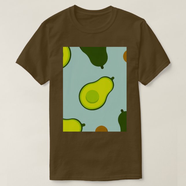 Camiseta Textil aguacate exótico y luminoso (Diseño del anverso)