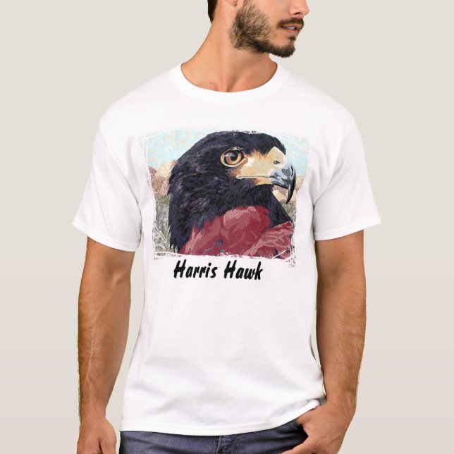 Camiseta Textil de Harris Hawk (Anverso)