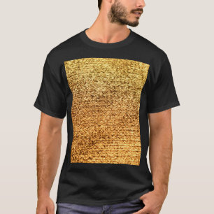 Camiseta Textil dorado: fondo macro glamoroso.