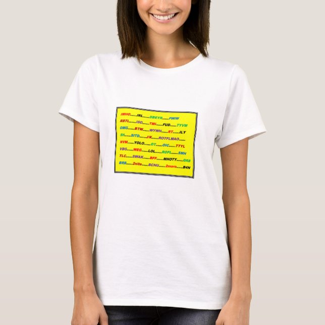 Camiseta TEXTING (Anverso)