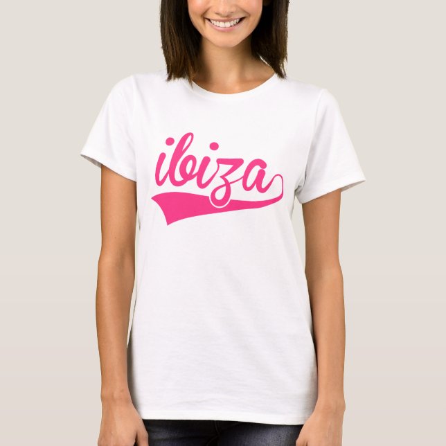 Camiseta Texto 2 de Ibiza (Anverso)