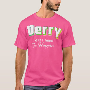 Camiseta Texto amarillo de Derry New Hampshire