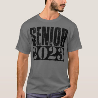 Camiseta Texto antiguo de color negro de 2023