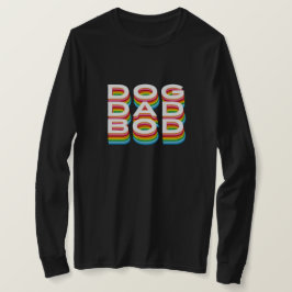 Camiseta Texto apilado de la sangre de papá de perro