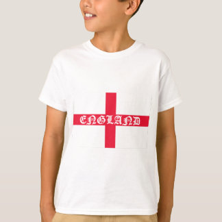 Camiseta Texto blanco de la bandera inglesa