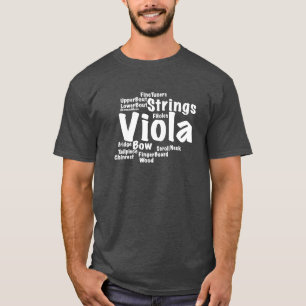 Camiseta Texto blanco de nube de palabras de voz de voz de