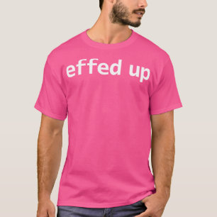 Camiseta Texto blanco de tipografía mínima atenuada