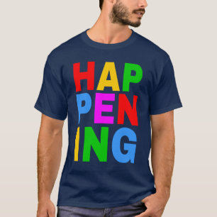 Camiseta Texto colorido