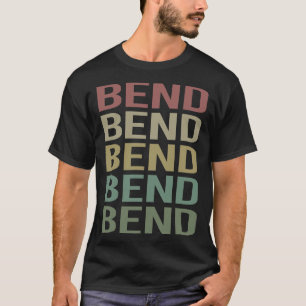Camiseta Texto colorido Bend