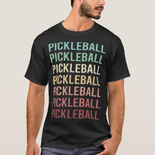 Camiseta Texto Colorido de Pickleball