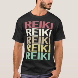 Camiseta Texto Colorido de Reiki