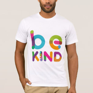 Camiseta Texto colorido positivo de Be Kind