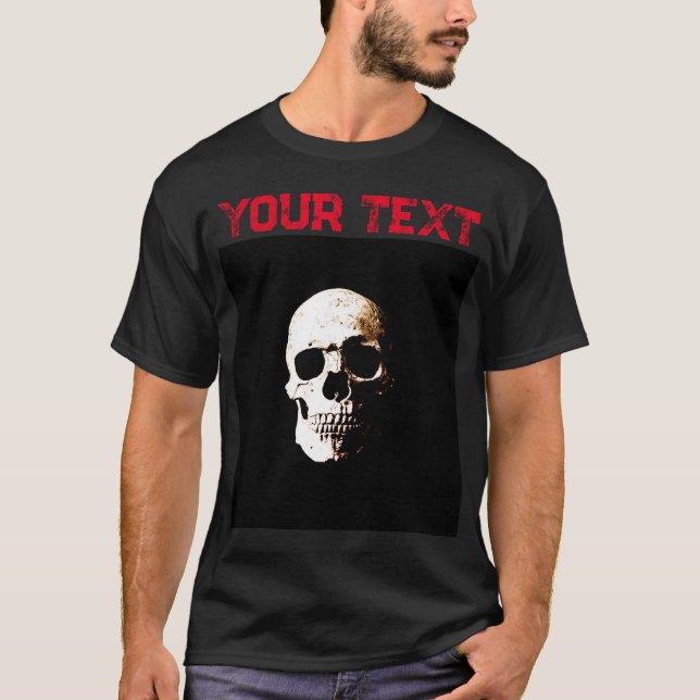 Camiseta Texto con problemas de plantilla Mentes negros y r (Anverso)