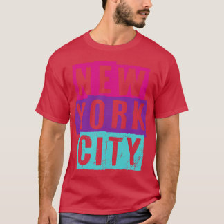 Camiseta Texto de aspecto vintage de la ciudad de Nueva Yor