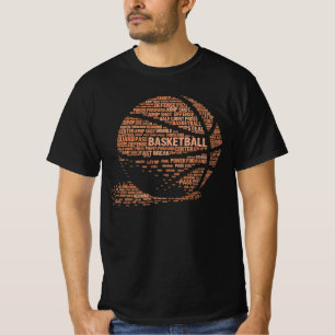 Camiseta Texto de Baloncesto - Regalo Genial para Amantes d