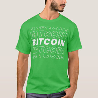 Camiseta Texto de bitcoin
