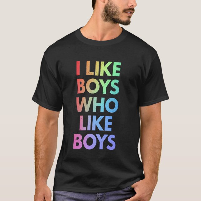 Camiseta Texto de Bloque Colorido Sobre Preferencias (Anverso)