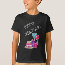 Texto de Burbuja Neon Retro Feliz Cumpleaños
