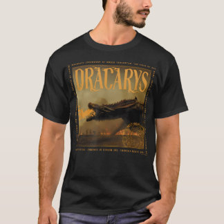 Camiseta Texto de Dragón Targaryen Dracarys de Juego de Tro