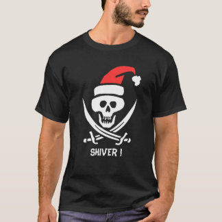 Camiseta Texto de edición de Pirate Santa
