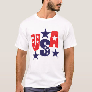 Camiseta texto de EE. UU.