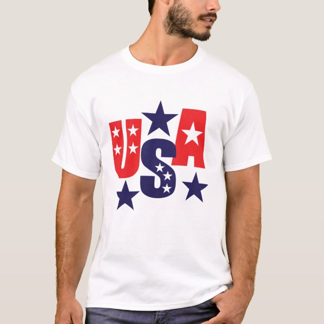 Camiseta texto de EE. UU. (Anverso)