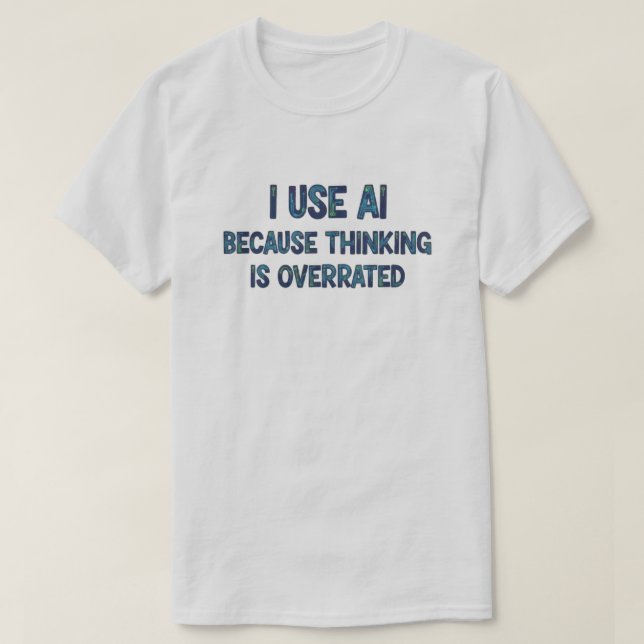 Camiseta Texto de IA Unisex (Diseño del anverso)