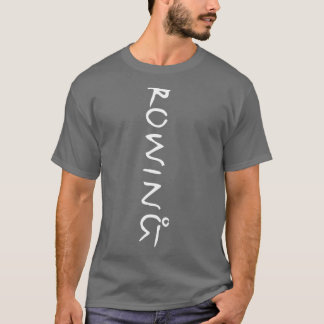 Camiseta Texto de inclinación 2 blanco