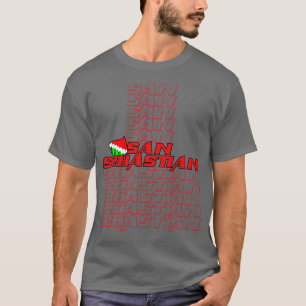 Camiseta Texto de la Cascada de San Sebastián